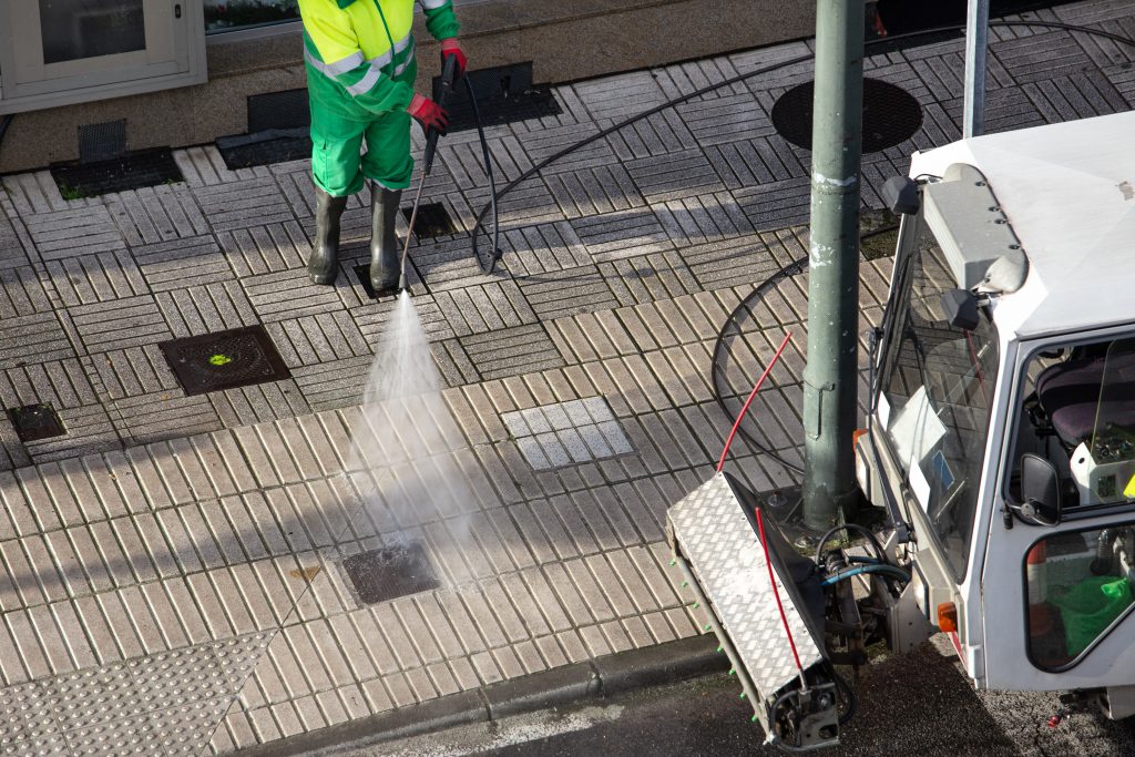 pressure washing