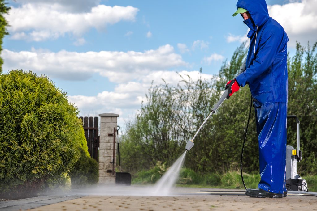 pressure washing