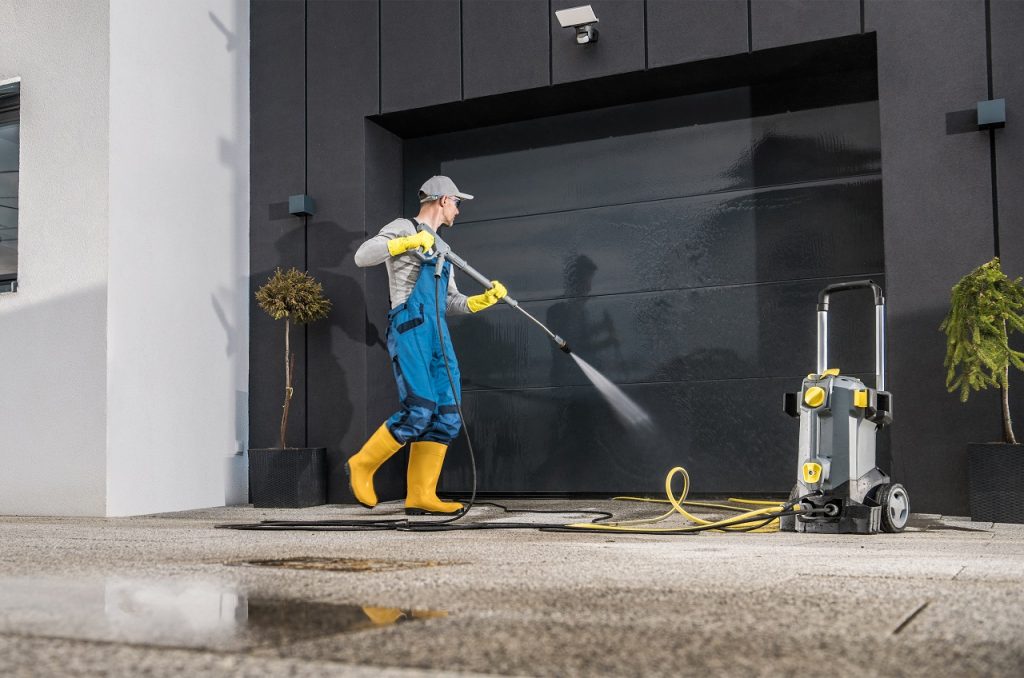 pressure washing