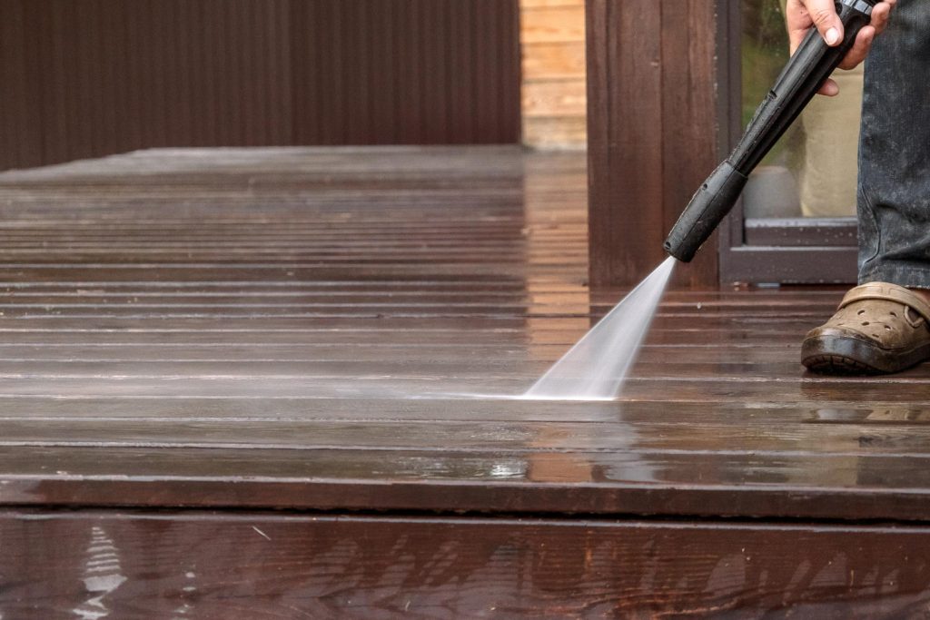 pressure washing